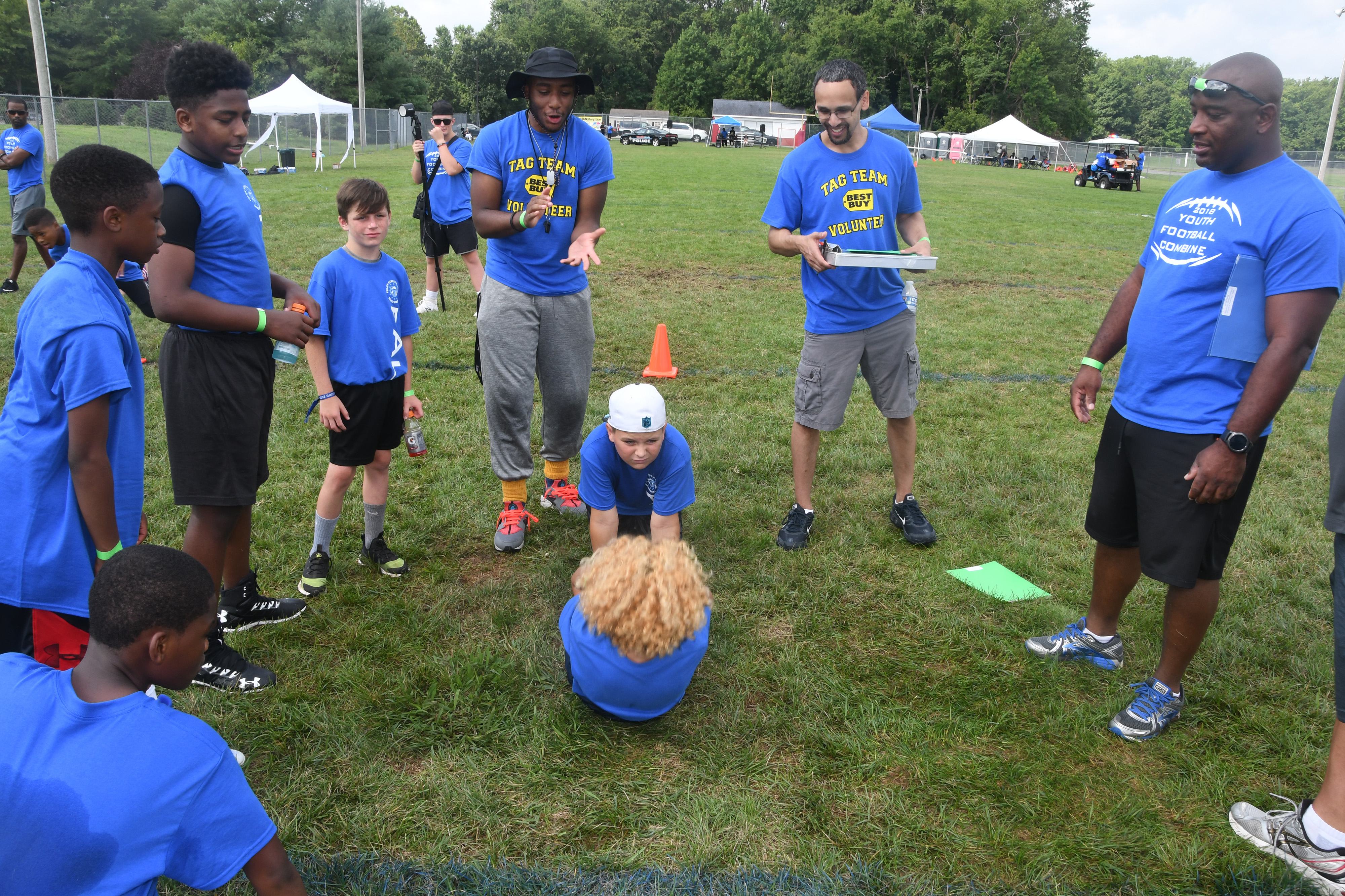 DSU DSP Football Combine event