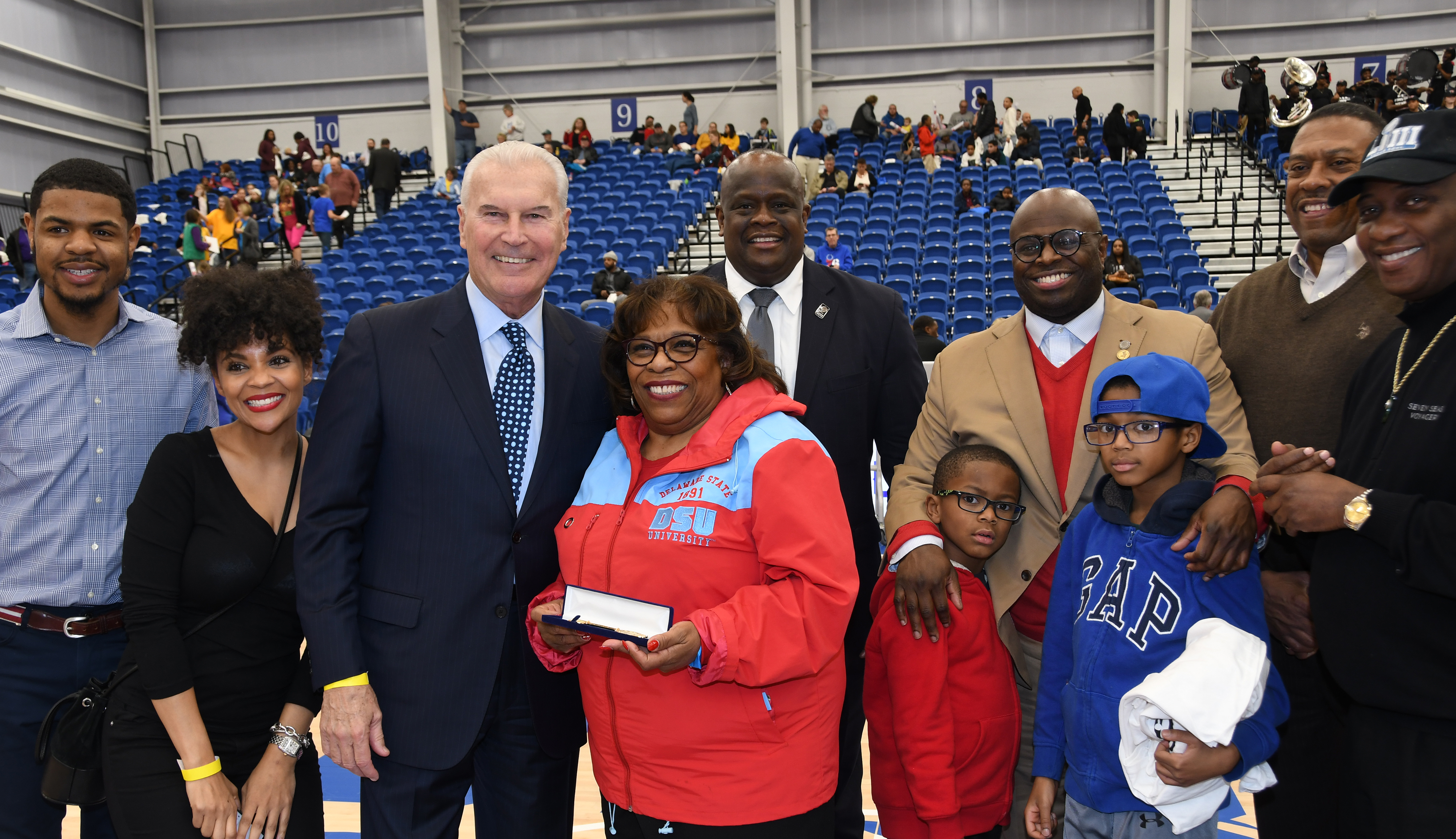 City of Wilmington Honors Dr. Mishoe at Blue Coats Game