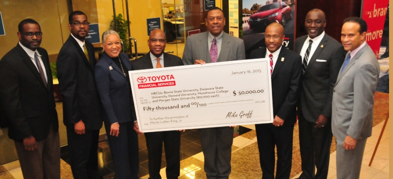 Toyota Financial Services Donates $10,000 to DSU