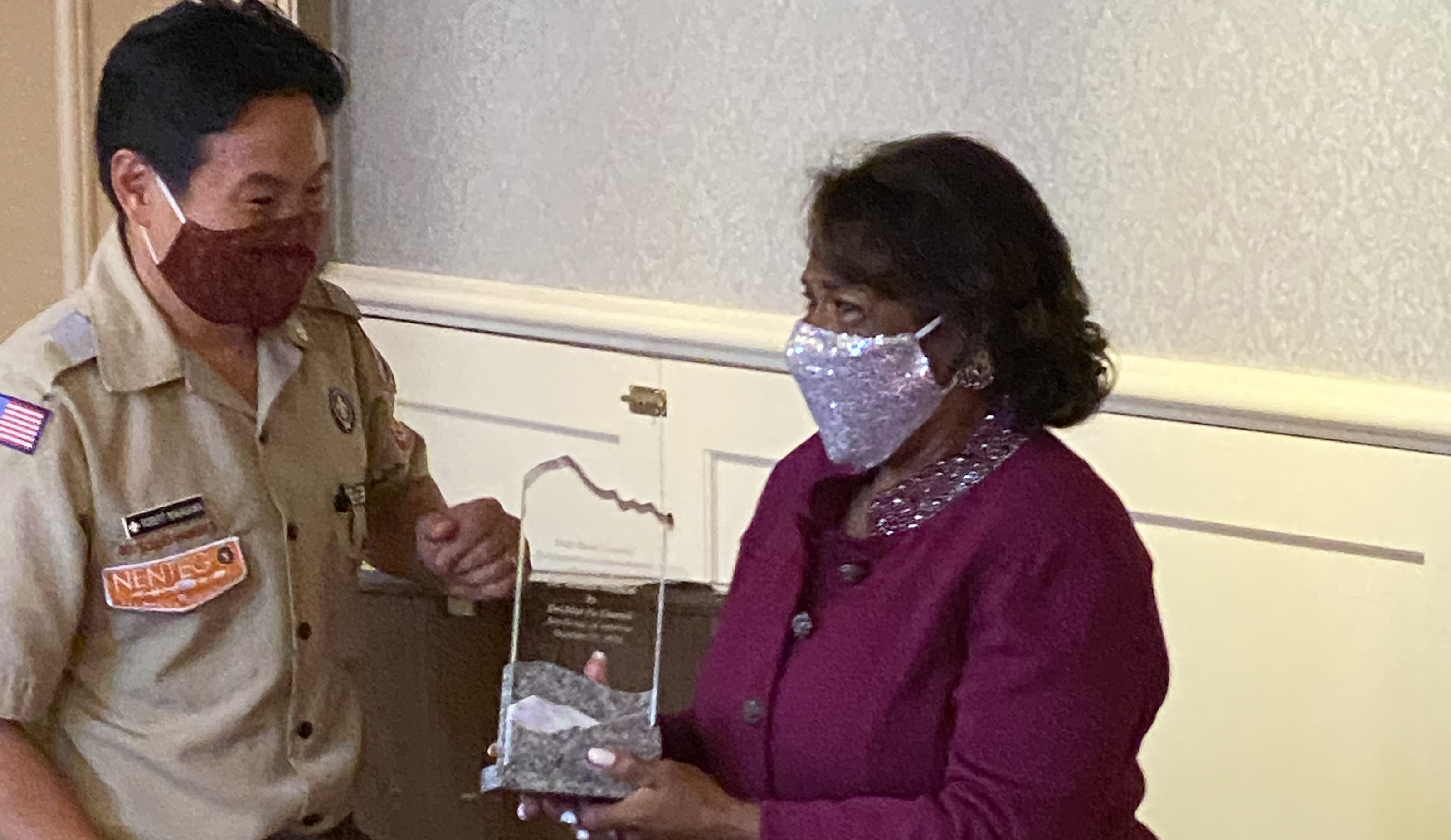 Dr. Mishoe receives Boy Scouts' Distinguished Citizen Award