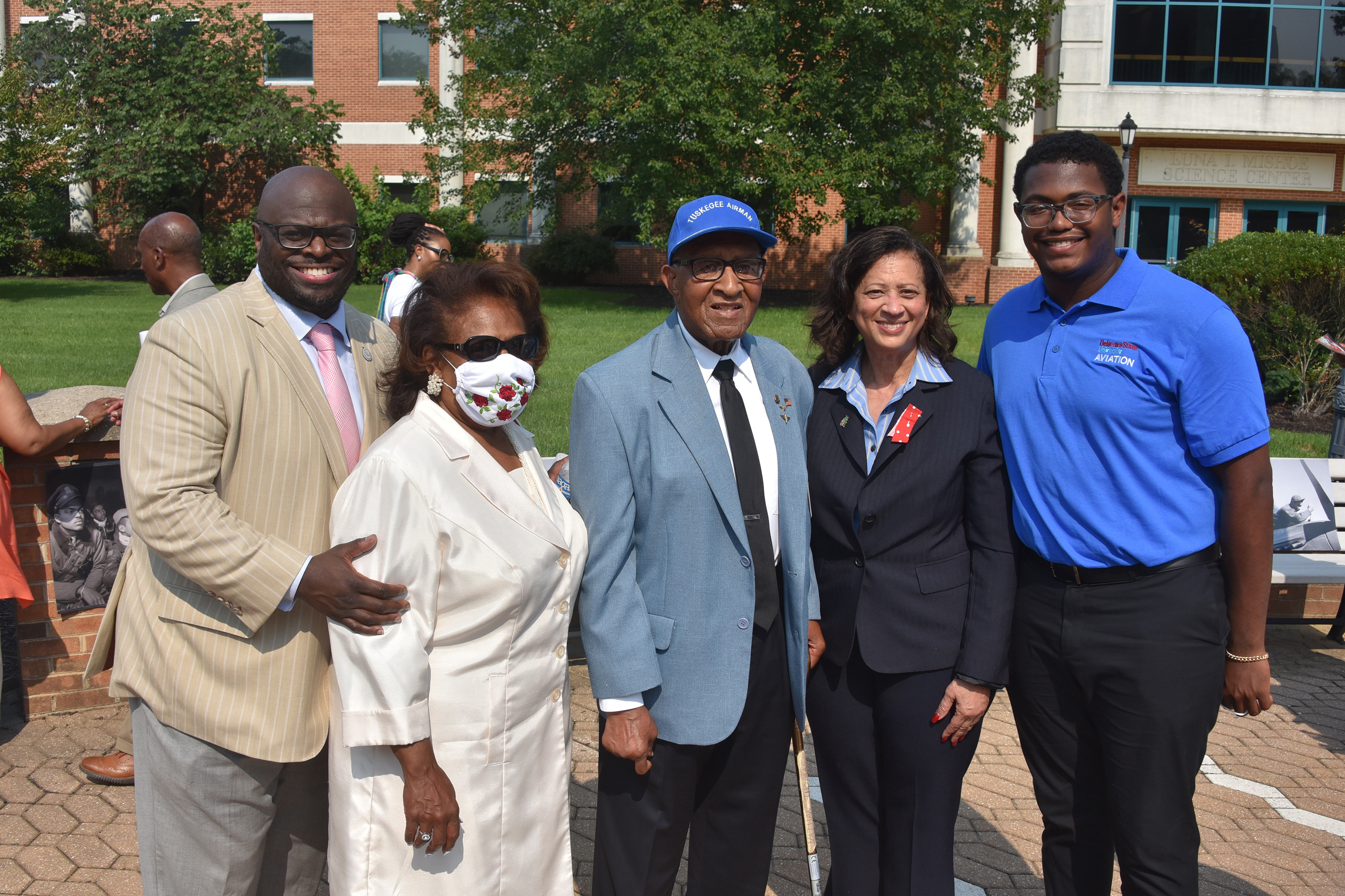 University dedicates a Tuskegee Airmen memorial section on campus