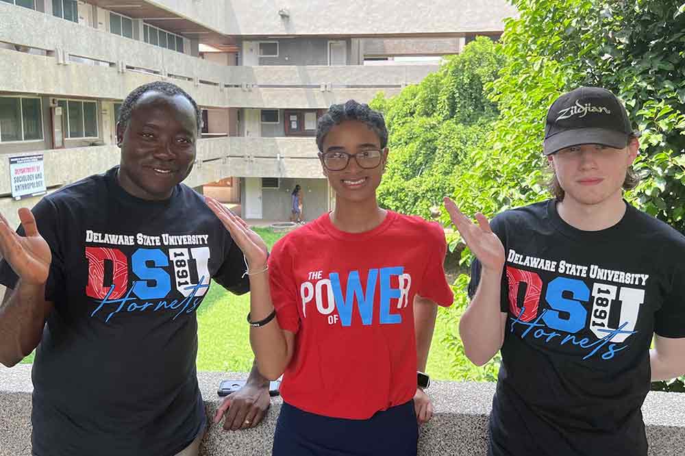 Two University students do summer research in Ghana