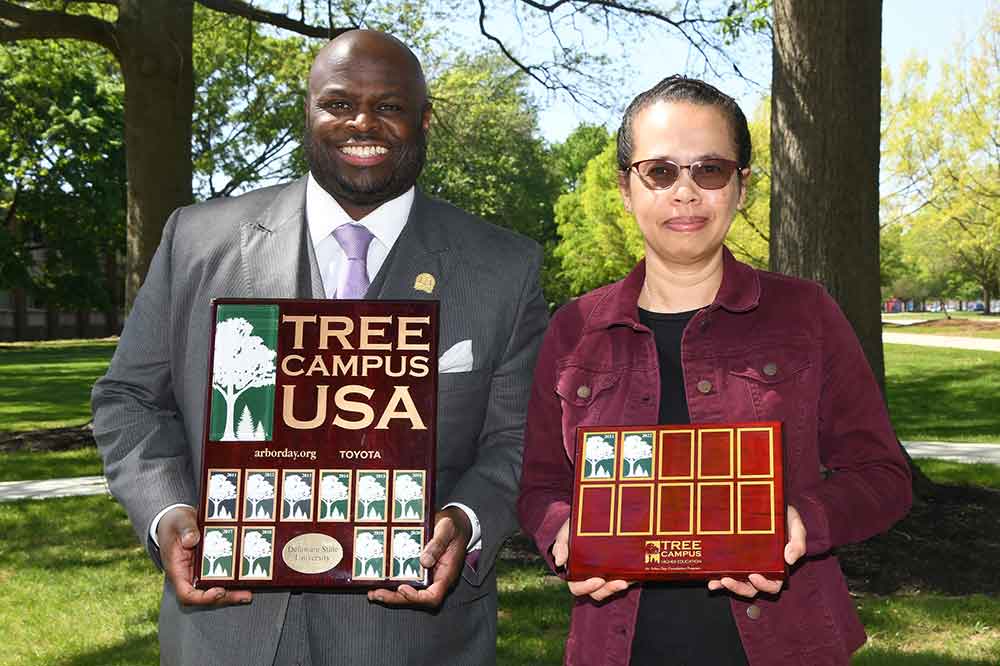 University campus reaffirmed as a Tree Campus USA