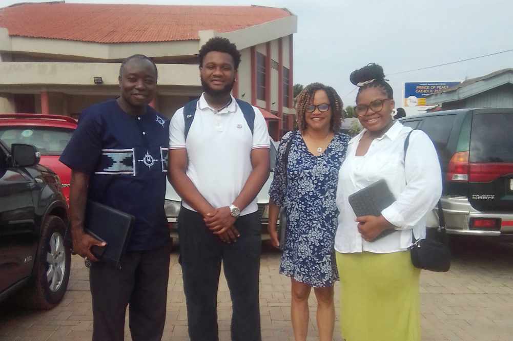 Two DSU students work as research assistants in Ghana