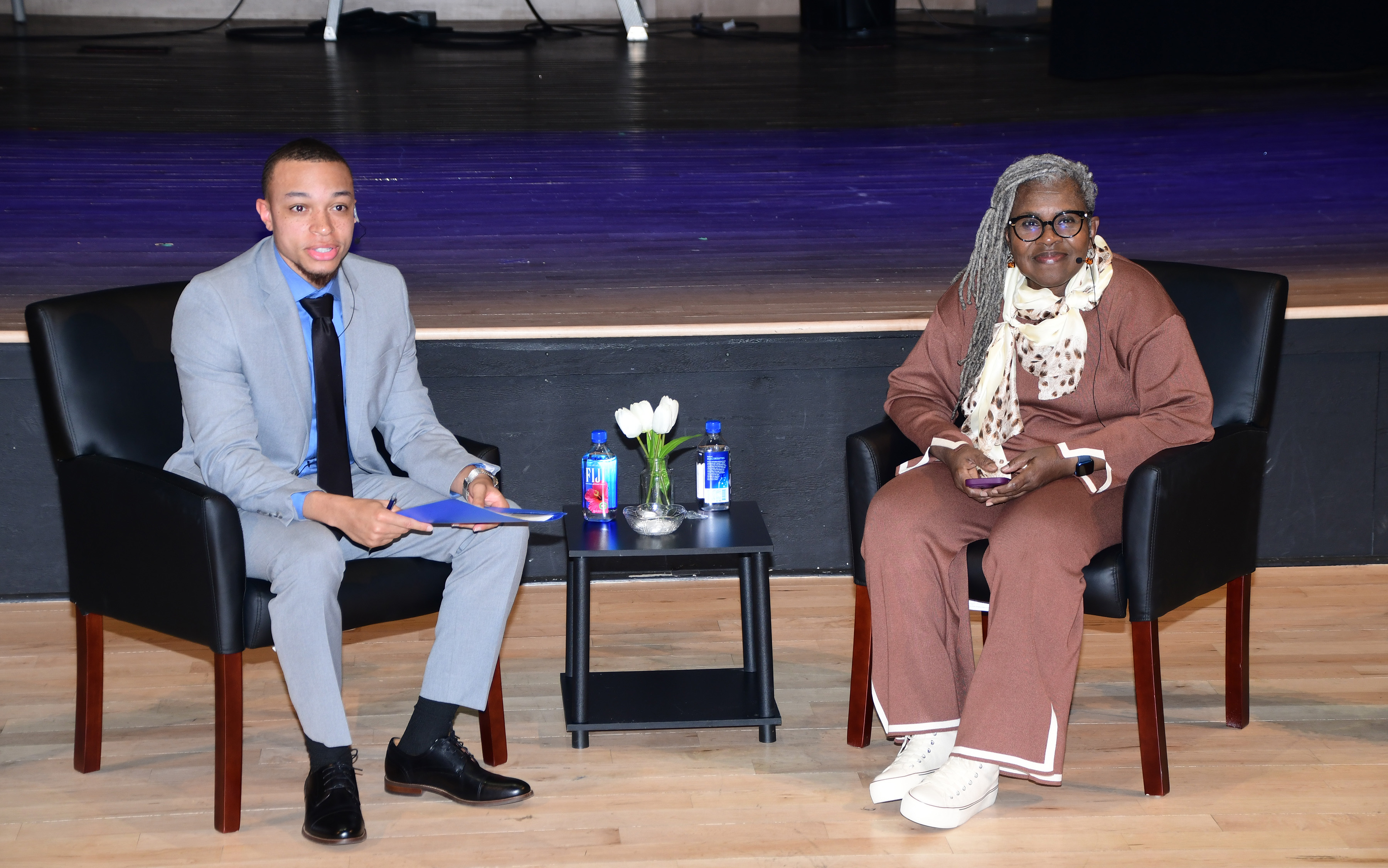 Capt. Theresa Claibourne, 1st black female Air Force pilot, speak at DSU