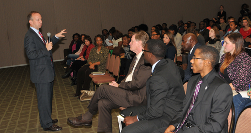 Gov. Markell Meets with Education Majors on Teacher Preparation