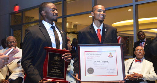 DSU's Pi Eta of Kappa Alpha Psi wins National Chapter of the Year.