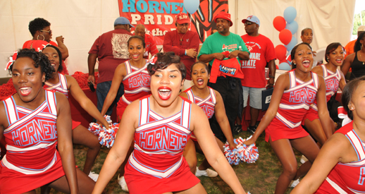 Hornet Fan Tent at UD: Photo Slideshow