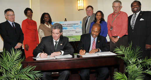 DSU and EPA Formalize Partnership for Internships