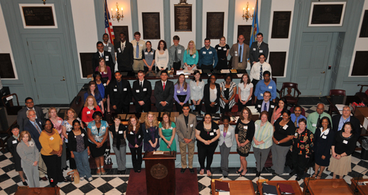 DSU Students Display Research Posters at Legislative Hall -- Photos