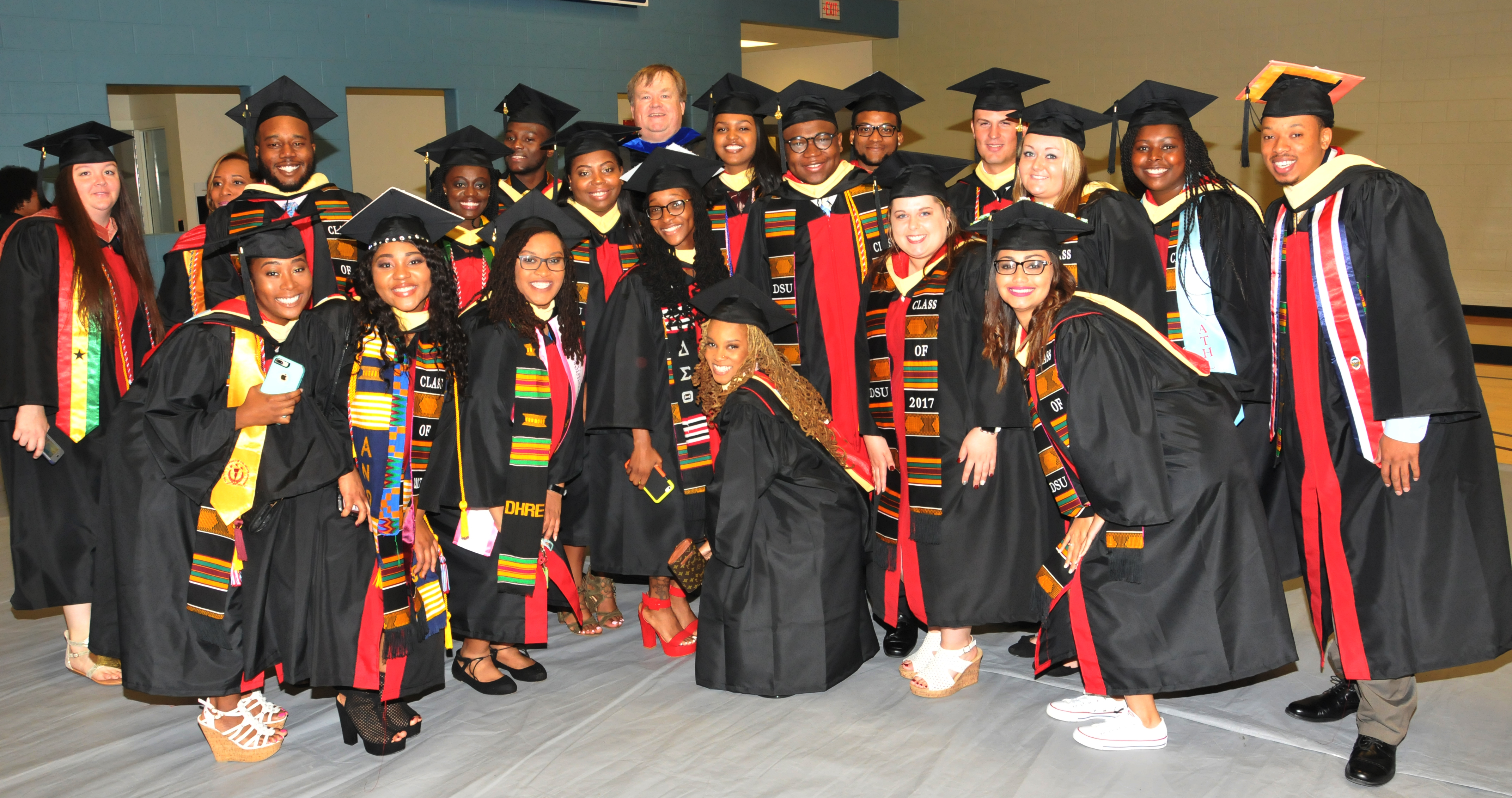 DSU Celebrates Three Commencements Indoors 