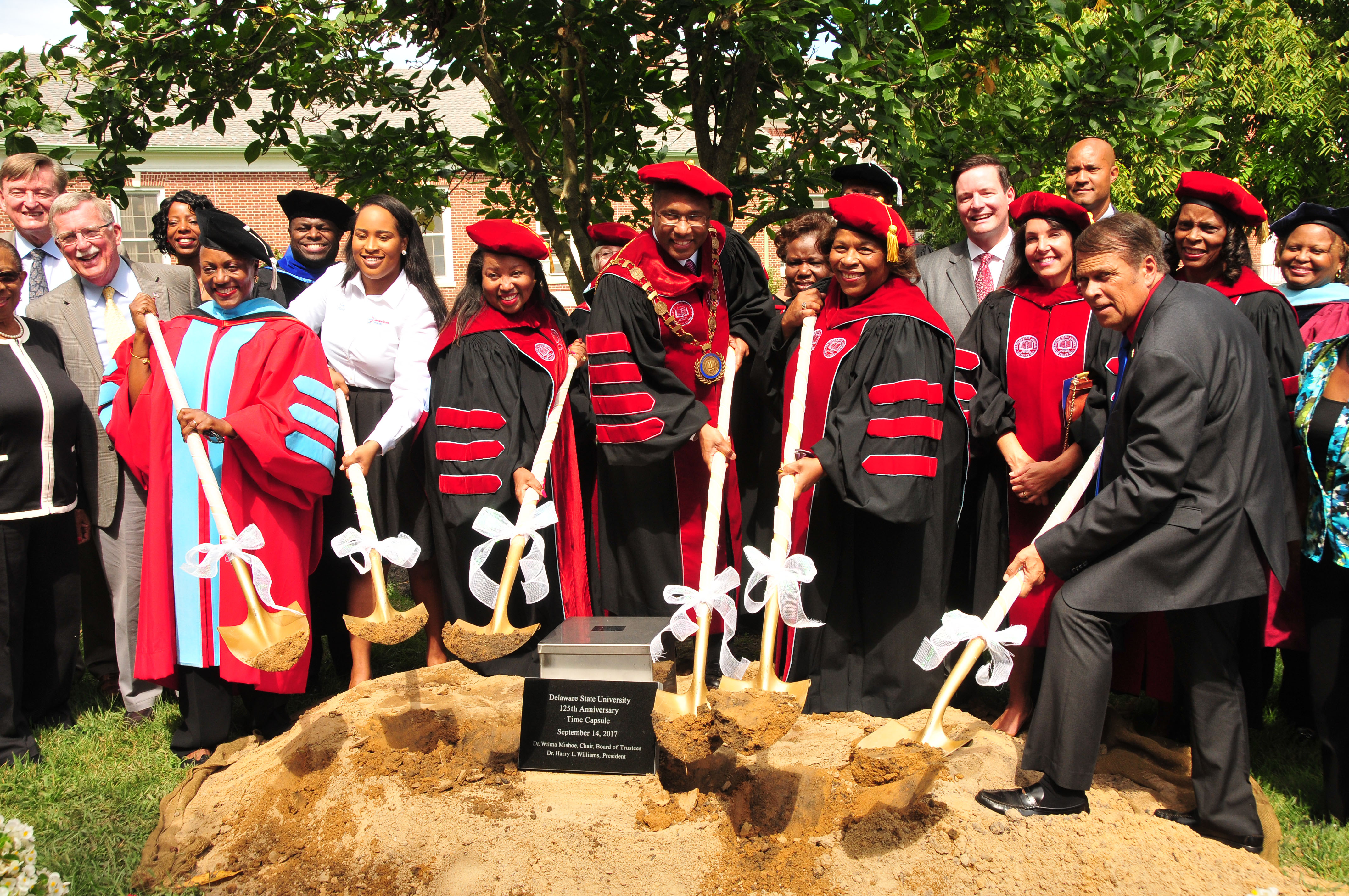 Time Capsule Buried at Loockerman Hall