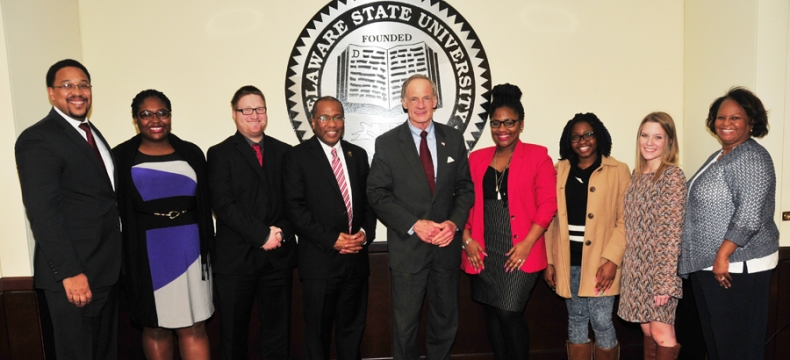 Sen. Carper Holds College Affordability Meeting at DSU